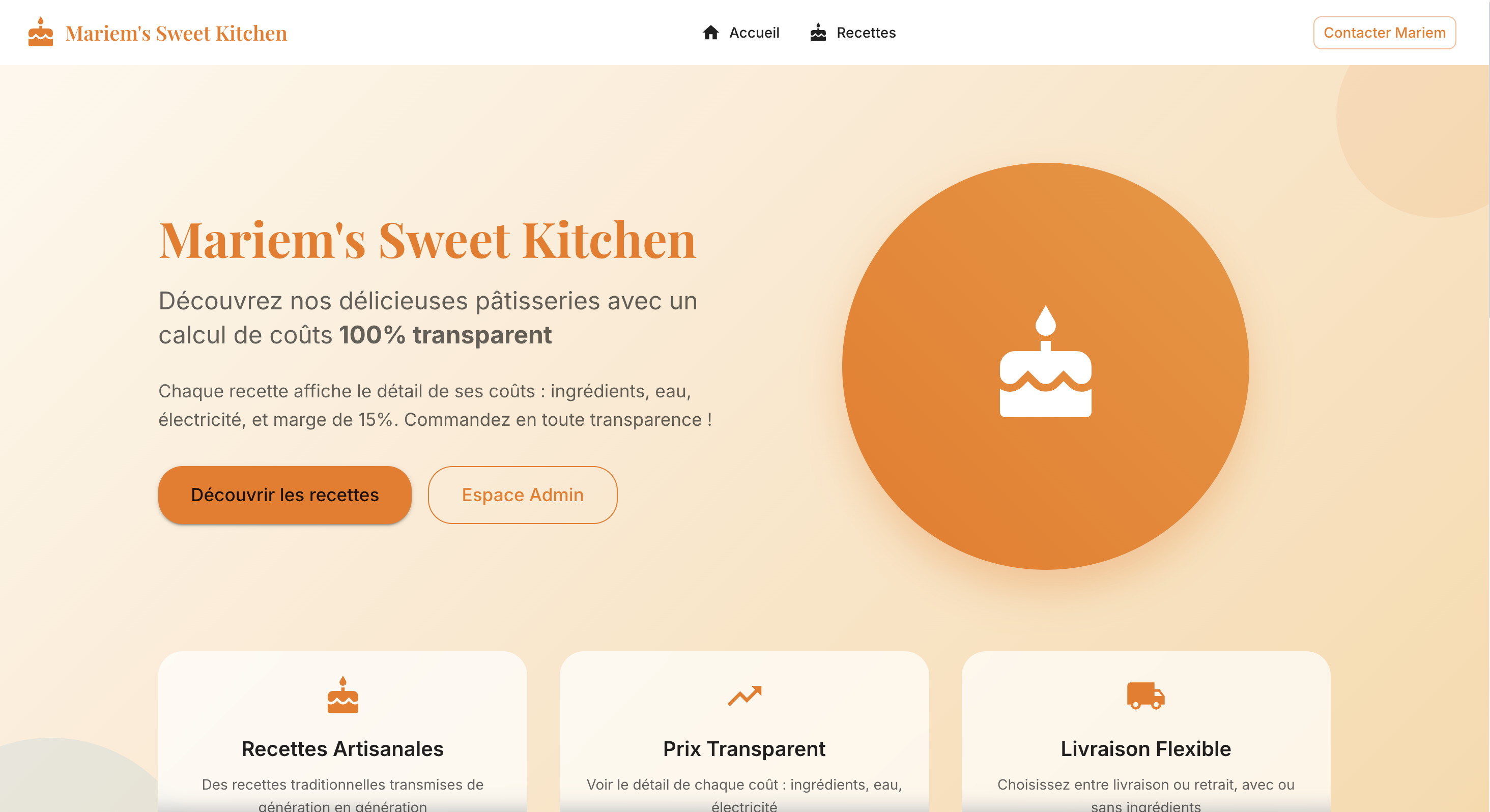 Mariem's Sweet Kitchen