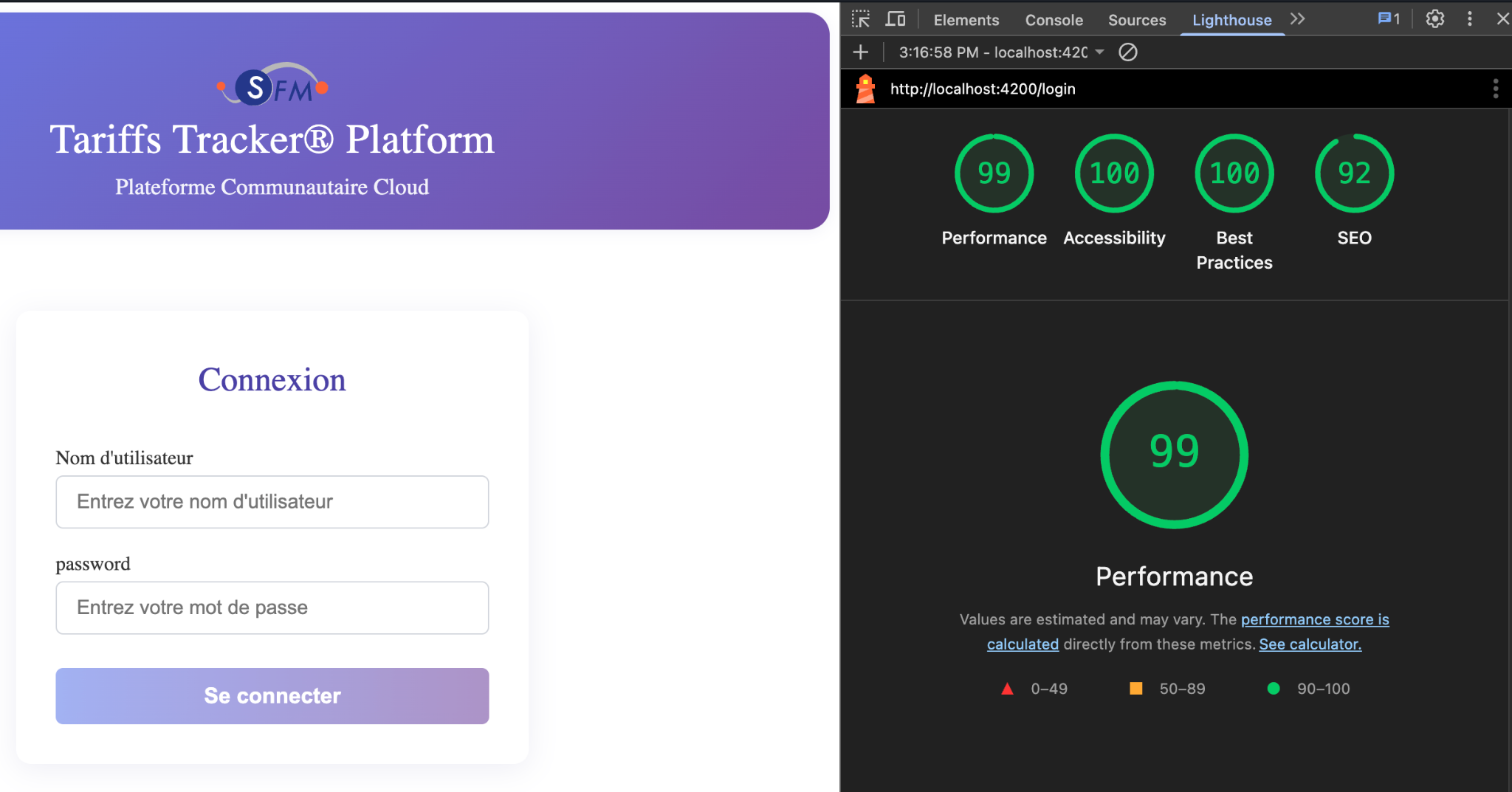 Tariff Tracker Platform